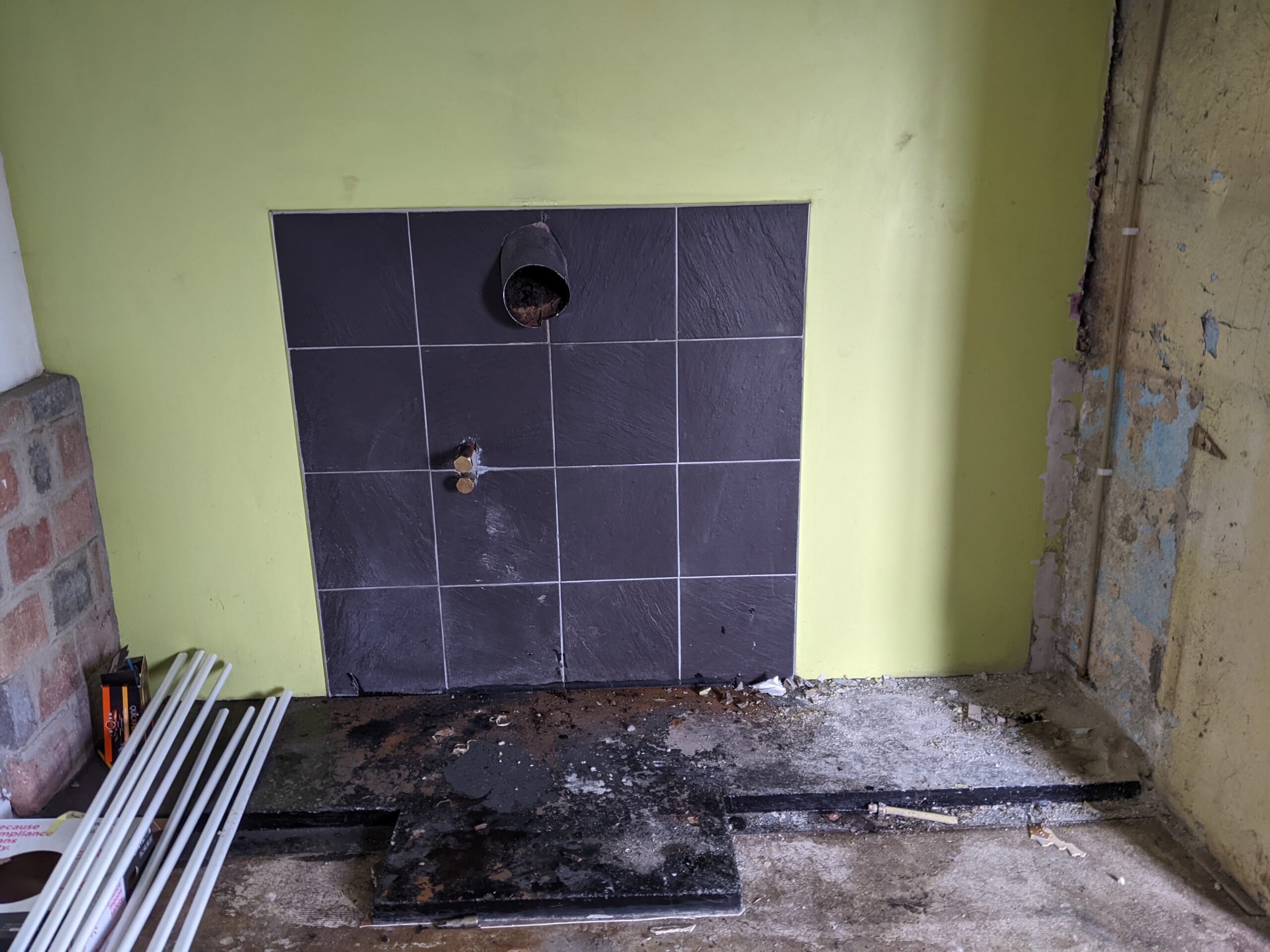 Stove has been taken out!
